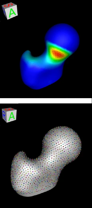 SSM colormap and particlemap